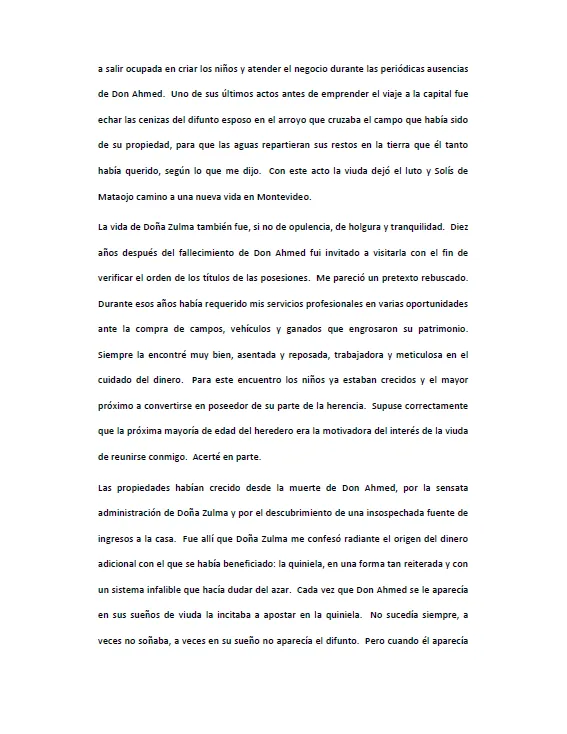 Documento fuera del protocolo