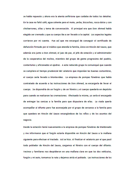Documento fuera del protocolo
